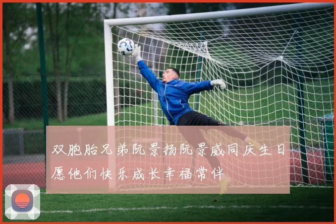 双胞胎兄弟阮景扬阮景威同庆生日愿他们快乐成长幸福常伴